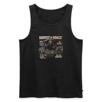 Harvest Of Souls Faucheur Film Affiche Halloween - Débardeur bio Premium Homme - noir - Devant - Michal (187cm)