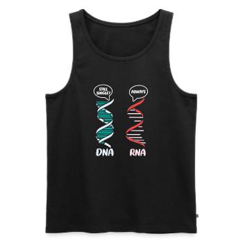 Biology Teacher Biologist Microbiology Biologist - Men's Premium Organic Tank Top - black - Front - Michal (187cm)