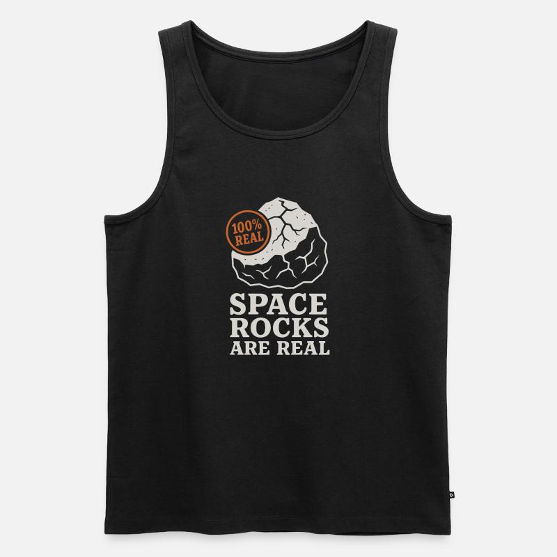 Meteoritskollektor Gefallen Stern Kosmisches - Männer Premium Bio Tank Top - Schwarz