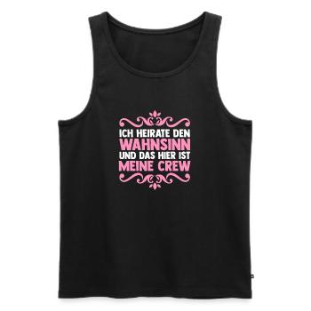 Bachelor Party Team Bride Hen Party - Men's Premium Organic Tank Top - black - Front - Michal (187cm)