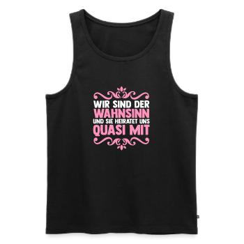 Bachelor Party Team Bride Hen Party - Men's Premium Organic Tank Top - black - Front - Michal (187cm)