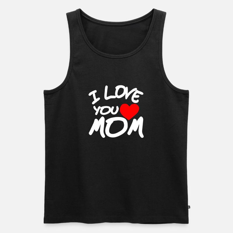 Mutter - Männer Premium Bio Tank Top - Schwarz