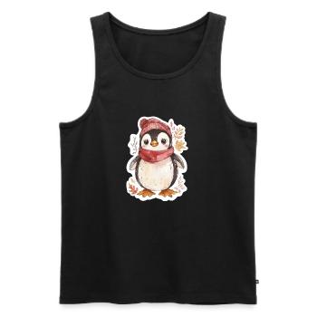 Pingouin - Débardeur bio Premium Homme - noir - Devant - Michal (187cm)