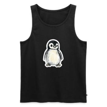Pingouin - Débardeur bio Premium Homme - noir - Devant - Michal (187cm)