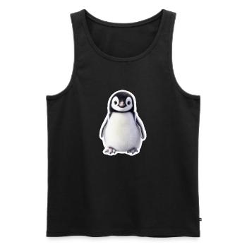 Pingouin - Débardeur bio Premium Homme - noir - Devant - Michal (187cm)