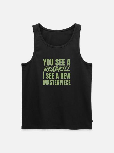 taxidermy for taxidermist design - Men's Premium Organic Tank Top - black