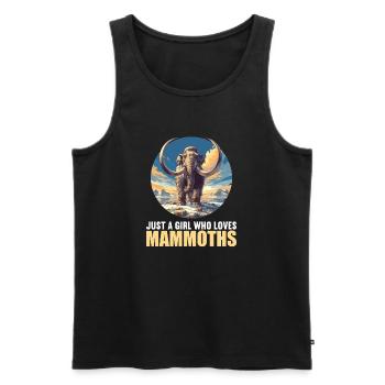 Mammouths Mammouth - Débardeur bio Premium Homme - noir - Devant - AI Model Male 178 light (178cm)