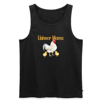 Hühner Mama Muttertag Mutterschaft Mama Elternteil - Männer Premium Bio Tank Top - Schwarz - Vorne - Michal (187cm)