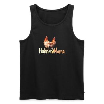 Hühner Mama Muttertag Mutterschaft Mama Elternteil - Männer Premium Bio Tank Top - Schwarz - Vorne - Michal (187cm)