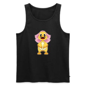 Duck Bridal Veil Wedding - Men's Premium Organic Tank Top - black - Front - Michal (187cm)