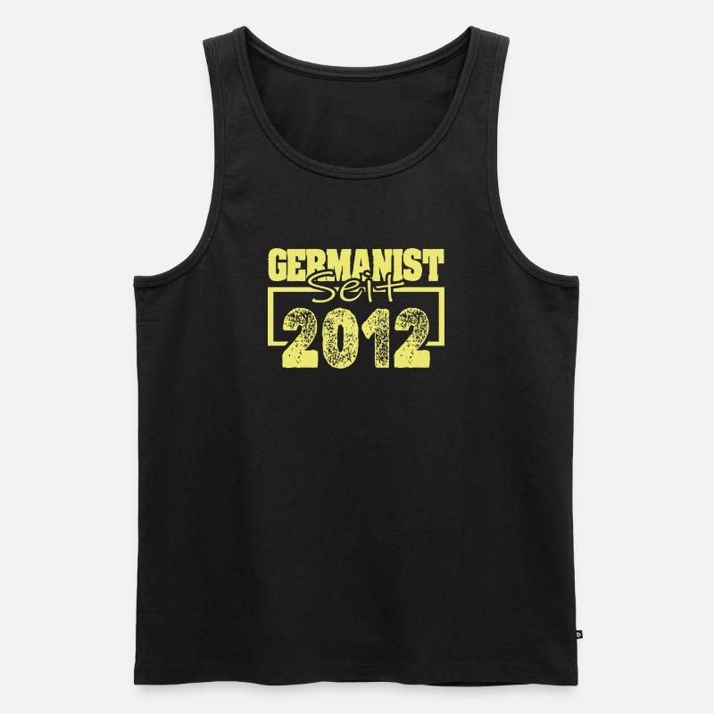 Studium 2012 - Männer Premium Bio Tank Top - Schwarz