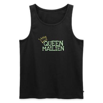 Mailien - Männer Premium Bio Tank Top - Schwarz - Vorne - Michal (187cm)