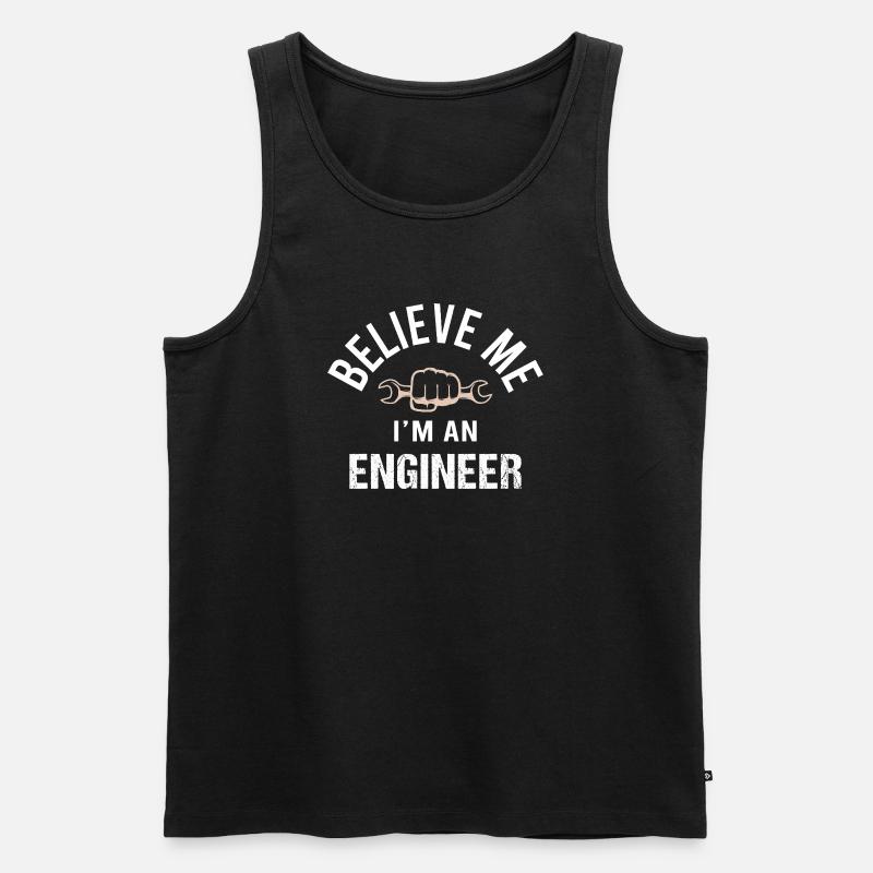 Mechanical Engineering Mechanical Engineer - Men's Premium Organic Tank Top - black