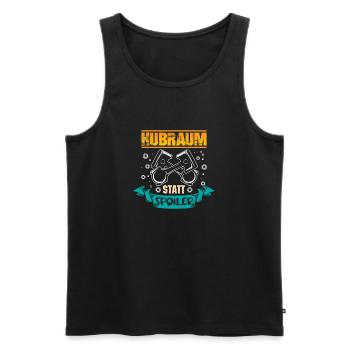 Auto Tuner Tuning Kfz Werkstatt Mechaniker Spruch - Débardeur bio Premium Homme - noir - Devant - AI Model Male 178 light (178cm)