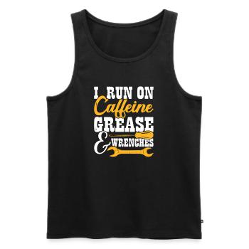 Mechanic Mechatronics Technician Handyman Gift - Men's Premium Organic Tank Top - black - Front - Michal (187cm)