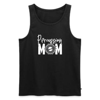 Percussion Maman Groupe Fête des Mères Cadeau Drumline Maman - Débardeur bio Premium Homme - noir - Devant - Michal (187cm)