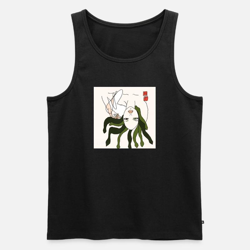 Mamoja - Männer Premium Bio Tank Top - Schwarz