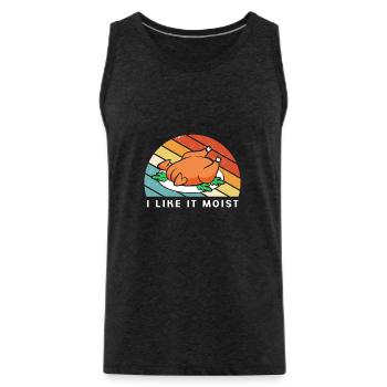 Papa Großvater Opa Thanksgiving Vater - Männer Premium Bio Tank Top - Anthrazit - Vorne - Alexander (188cm)