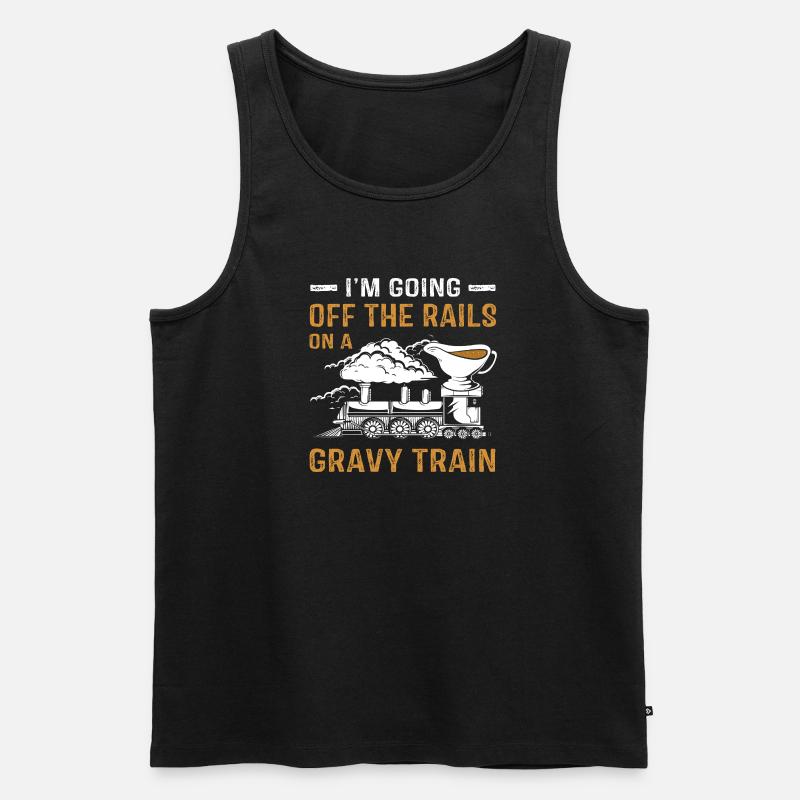Thanksgiving Mama Mutter Oma Großmutter - Männer Premium Bio Tank Top - Schwarz