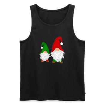 Drôles de gnomes - Débardeur bio Premium Homme - noir - Devant - Michal (187cm)