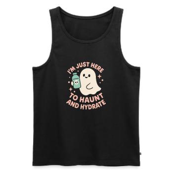 Effrayant Doux Pastel Goth Kawaii Halloween Mignon - Débardeur bio Premium Homme - noir - Devant - Michal (187cm)