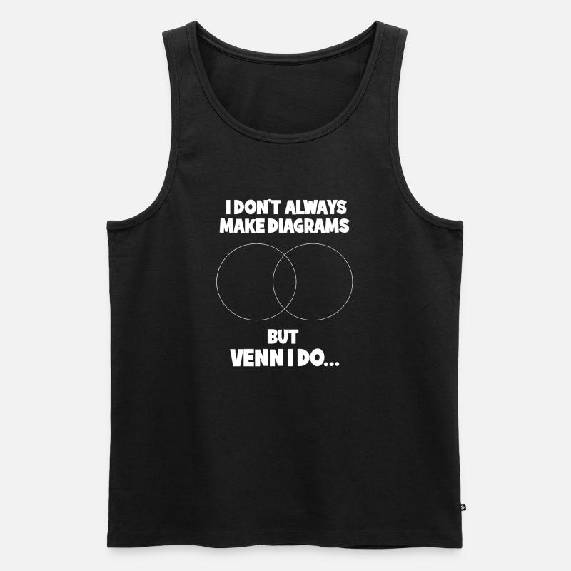 Math Math Math Teacher Mathematician - Men's Premium Organic Tank Top - black