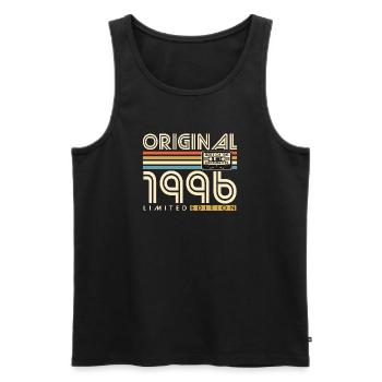 Original_1996_Jahrgang_Geburtstag_Geschenk_Retro - Men's Premium Organic Tank Top - black - Front - Michal (187cm)