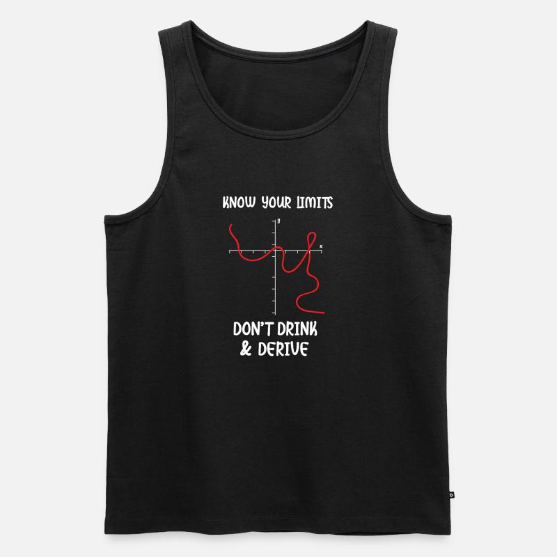 Math Math Math Teacher Mathematician - Men's Premium Organic Tank Top - black