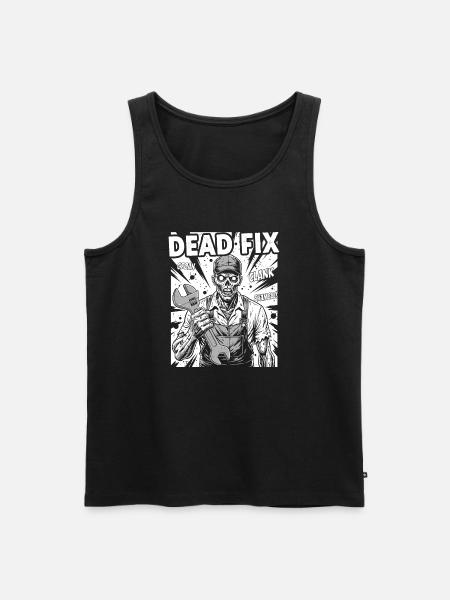 Dead Fix Skeleton Workshop - Men's Premium Organic Tank Top - black