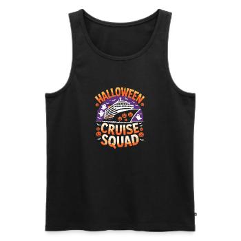 Halloween Cruise Squad Cruise Team Ghosts - Men's Premium Organic Tank Top - black - Front - AI Model Male 178 light (178cm)