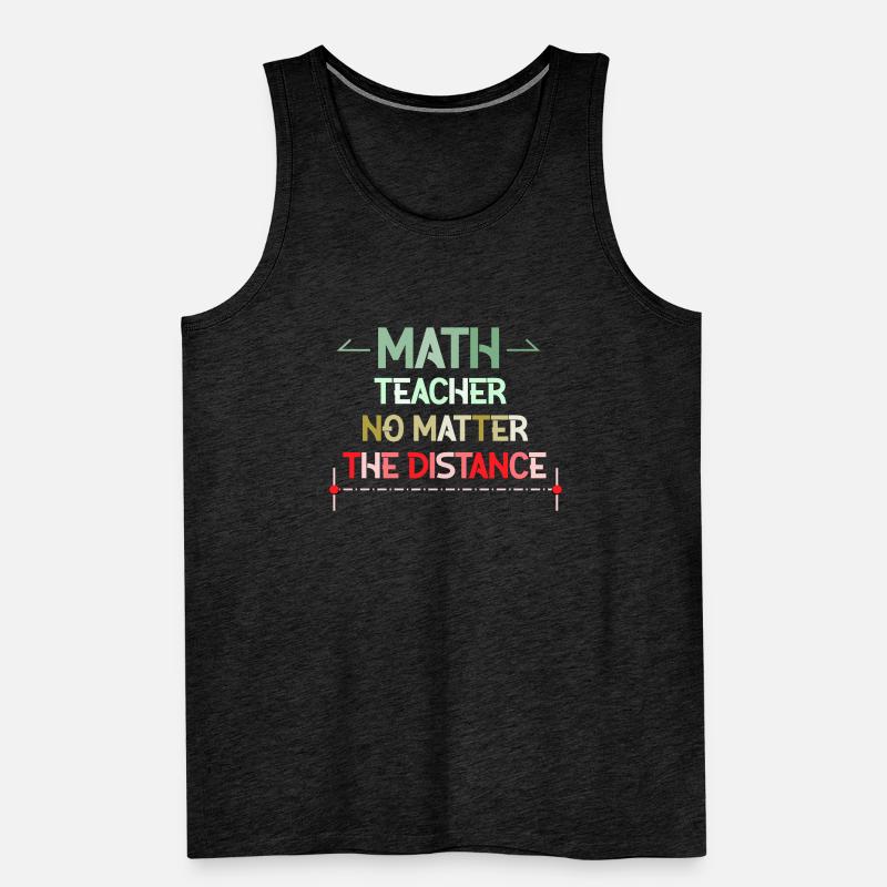 Math Nerd Students University Professor Mathematics Men's Premium Organic Tank Top
