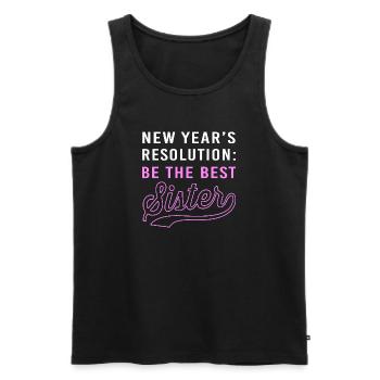 Gender Reveal New Year's Eve New Year New Year - Men's Premium Organic Tank Top - black - Front - Michal (187cm)