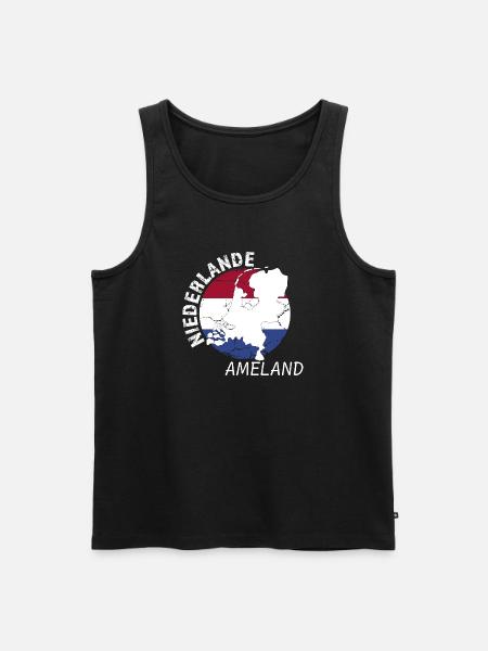 Ameland - Débardeur bio Premium Homme - noir