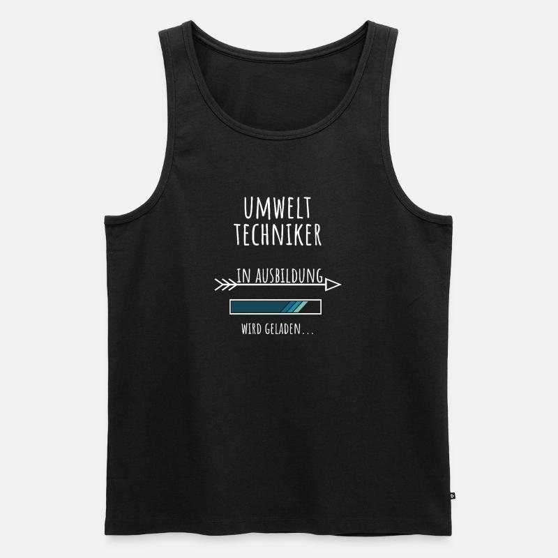 Environmental Technician Studies Occupation Training - Men's Premium Organic Tank Top - black