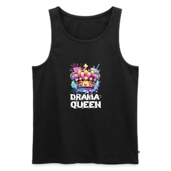 Königin Von Allem Mit Attitüde Und Stil - Men's Premium Organic Tank Top - black - Front - Michal (187cm)