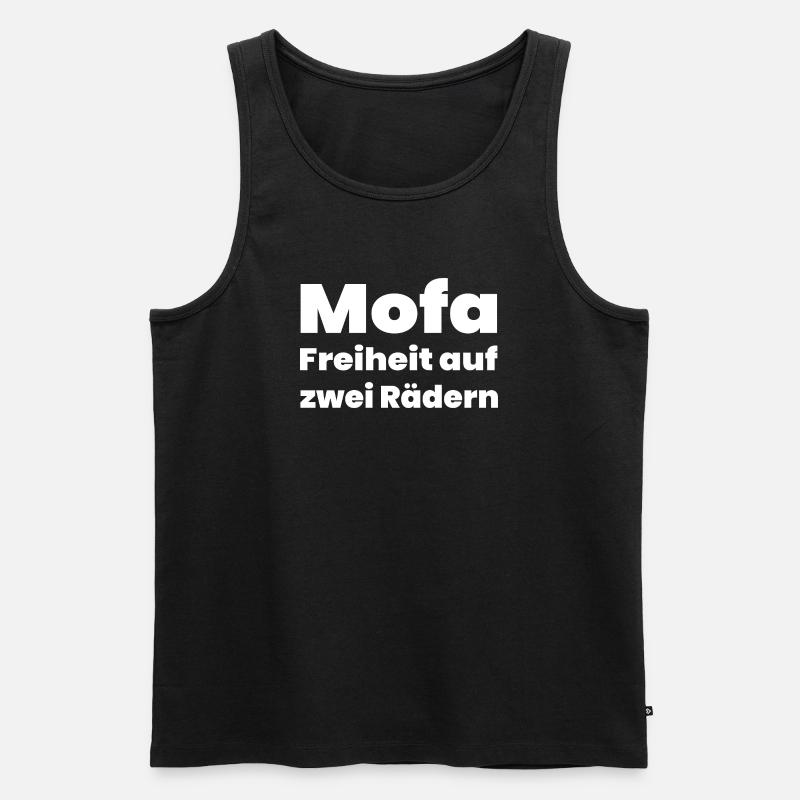 Mofa - Männer Premium Bio Tank Top - Schwarz