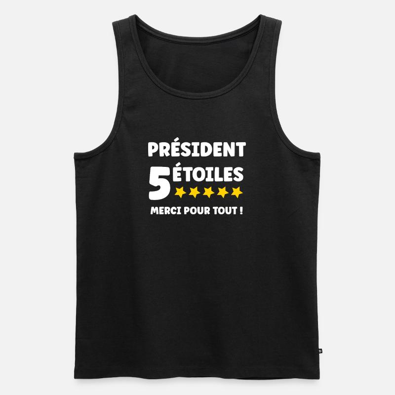 Präsident - Männer Premium Bio Tank Top - Schwarz