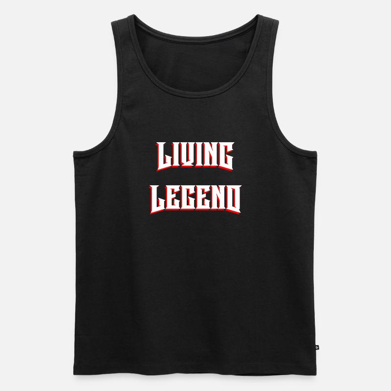 Living Legend - Men's Premium Organic Tank Top - black