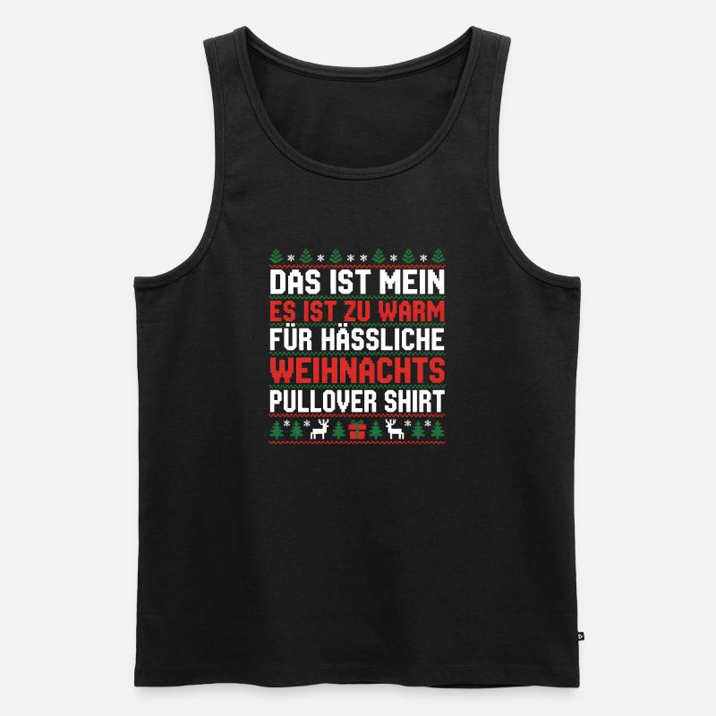 Weihnachten - Männer Premium Bio Tank Top - Schwarz