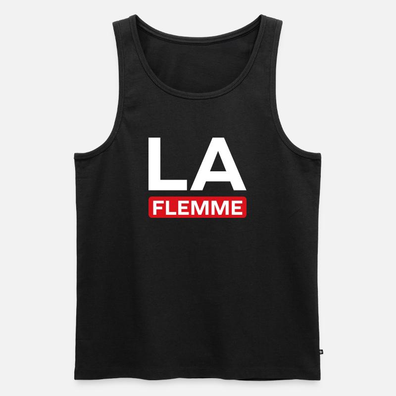 Faul - Männer Premium Bio Tank Top - Schwarz