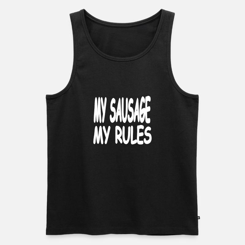 Wurst - Männer Premium Bio Tank Top - Schwarz