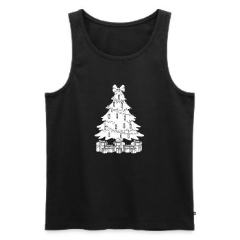 Harmonica Musican Christmas Tree Harmonica - Männer Premium Bio Tank Top - Schwarz - Vorne - AI Model Male 178 light (178cm)