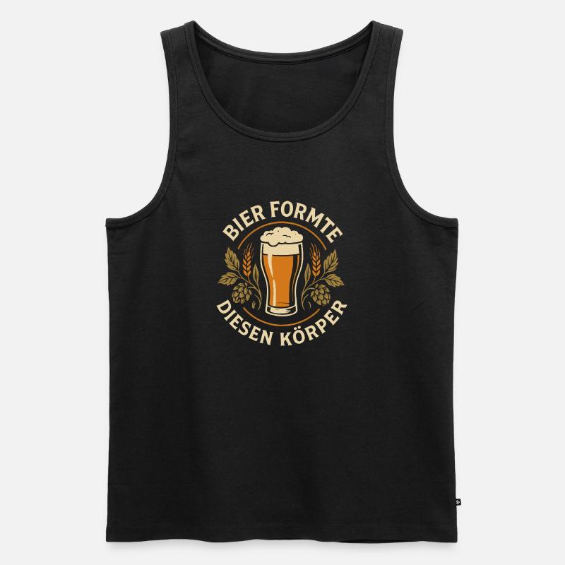 Bier formte diesen Körper - Männer Premium Bio Tank Top - Schwarz