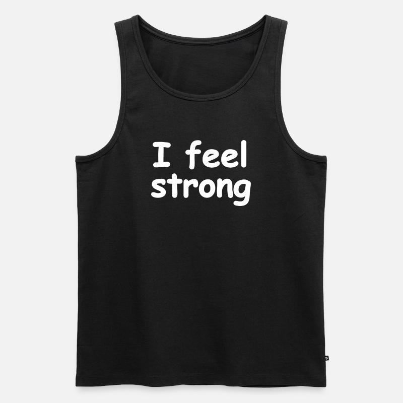Stark - Männer Premium Bio Tank Top - Schwarz