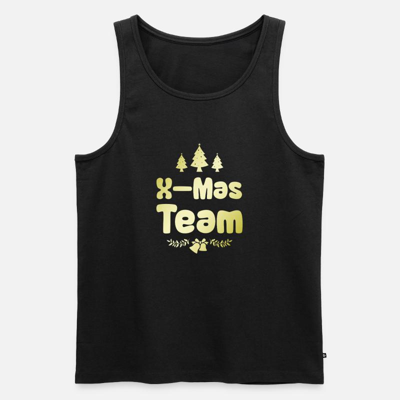 X-Mas Team - Männer Premium Bio Tank Top - Schwarz