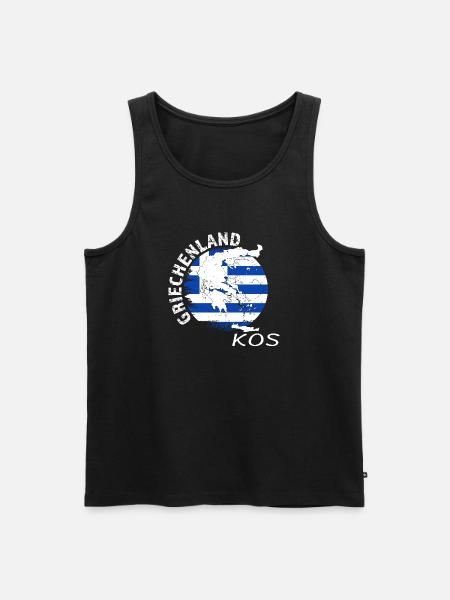 Kos - Débardeur bio Premium Homme - noir