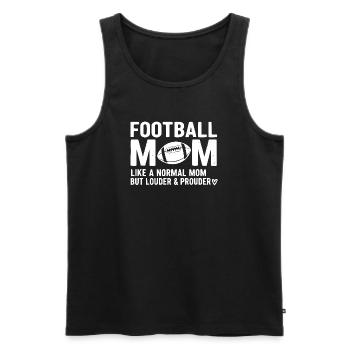 Stolze Lustige Fußball Mama Design Mutter - Männer Premium Bio Tank Top - Schwarz - Vorne - Michal (187cm)