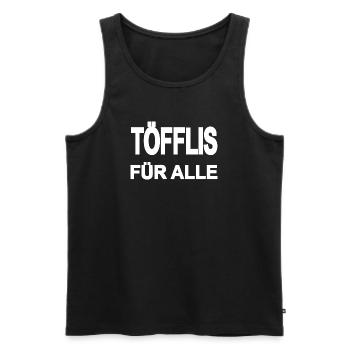 moped - Men's Premium Organic Tank Top - black - Front - Michal (187cm)