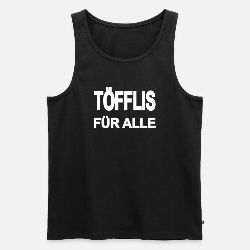 Töffli - Männer Premium Bio Tank Top - Schwarz