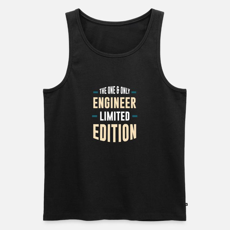 One & Only Engineer Limited Edition - Männer Premium Bio Tank Top - Schwarz